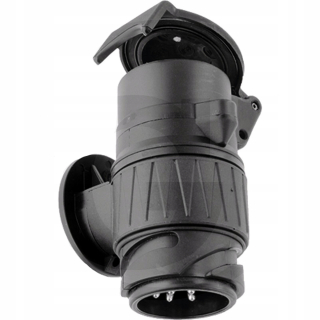 Zásuvka pre prívesný vozík - Krátky adaptér 7 pin / 13 pinov