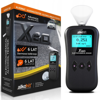 Alcohit Breathalyzer X60 Electrochemical Electronic
