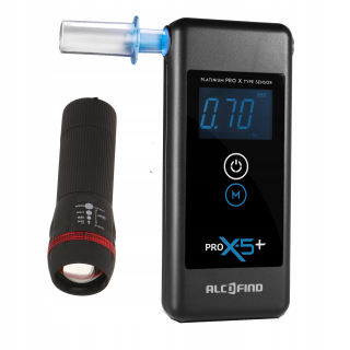 Pro X-5 Breathalyzer plus presný platinový senzor