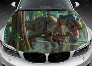 Animal - Tyrannosaurus Rex Sticker Car Mask