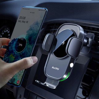Držiak na telefón - Auckly bezdrôtová nabíjačka nabíjačky automobilov