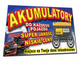 Bannerové batérie Predaj automobil Service Store