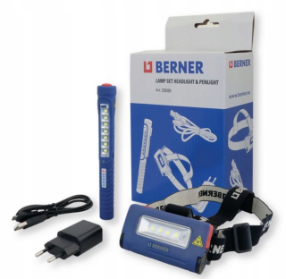 Predná lampa + perové svetlo Berner 339200