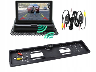 Cúvacie kamery - Bezdrôtový monitor nastavený 4.3 '' Rám fotoaparátu