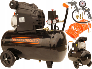 Kompresor - Olejový kompresor čierny+Decker RCDV404BND540 50 L 8 bar