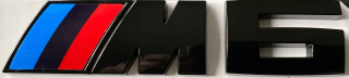 BMW M6 F06 F12/13 Známka Black Logo