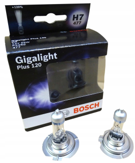 Žiarovky - Bosch 1987301107 H7 Gigalight+120% 12V 55 W žiarovky