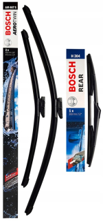 Stierače na auto zostava - Bosch Wipers Front + Zadný Mondeo IV MK4 Station Wagon