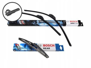 Stierače na auto zostava - Bosch Wipers Front + Zadná Škoda Octavia II
