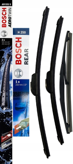 Stierače na auto zostava - Bosch Wipers predná súprava+zadná mazda cx-3 dk