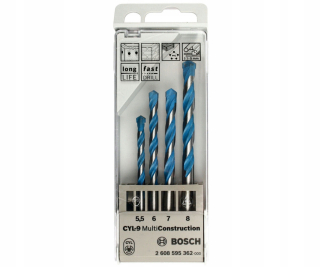 Vrtak, vrtáky - Bosch Multi Construction Cyl-9 4 Sz Set