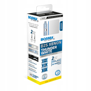 Žiarovky - Bosma Xenon Thunder White D2S 85V/35W 5000K - 2 ks