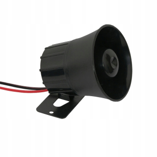 Veľmi hlasný 1-tel alarm sirény 12V 108 dB