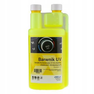 UV farbivo pre klimatizáciu R134A 1L Nový vzorec!