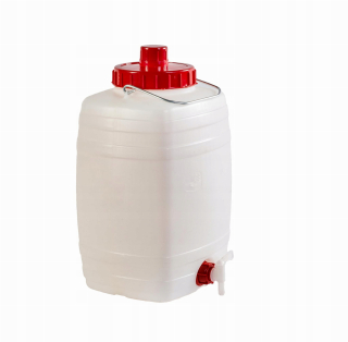 Kanister na benzín - Vodný sud s kohútikmi - 15 l
