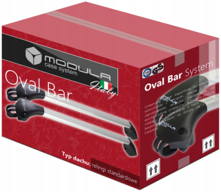 Strešné lúče pre modulu oválny bar 78-119 cm strieborné koľajnice