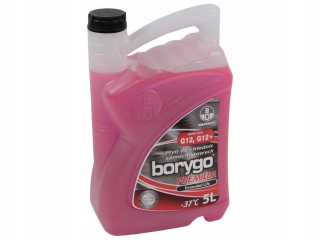 Kvapalina Borygo pre chladiče 5L Premium G12 / G12+ ext