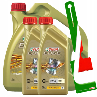 Castrol Edge Titanium FST 0W-40 A3/B4 6L prívesok