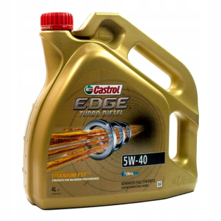 Castrol Edge Turbo Diesel FST 5W/40 Olej 5W-40 4L