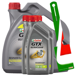 Castrol GTX UltraClean A3/B4 10W-40 7L + Pendant