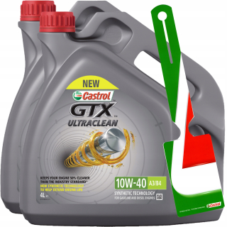 Castrol GTX UltraClean A3/B4 10W-40 8L + prívesok