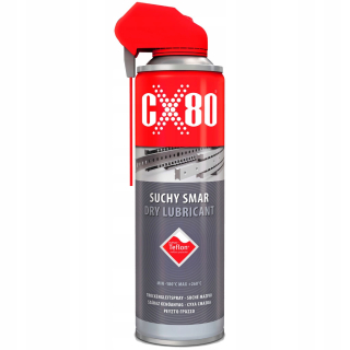 CX80 Dry Lubricant s teflónovým aplikáciou PTFE.