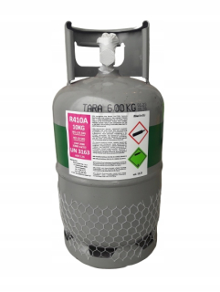 Chladivo R410A 10 kg Právna fľaša na plyn