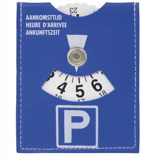 Parkovacia zábrana - Parkovací disk Carpoint 17 x 11 cm modrá