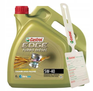 Castrol Edge 5W-40 Turbo Diesel PC 4L + prívesok
