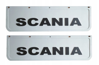 Blatníky, lapače - Zástera na lapač nečistôt 600x180 biela Scania 2 kusy