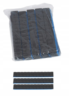 Vyvažovacie závažia - Behúb prilepený grafit antracitu 100 pruhov 12x5g