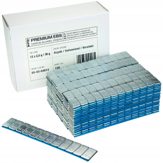 Vyvažovacie závažia - Galvanizované ráfiky 12x2.5g super tenké okraje