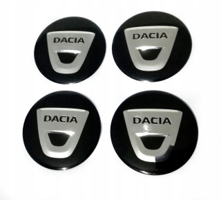 Nálepky na logové nálepky Dacia Emblem 56 mm hliníkové 4 ks