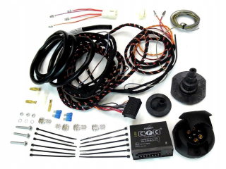 Zásuvka pre prívesný vozík - Bamper 13pin modul pre Hook Fiat Ulysse 2005-2011