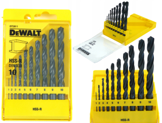 Vrtak, vrtáky - DT5911 Dewalt Sada kovových vŕtačiek HSS 10 ks
