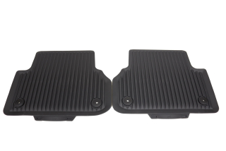 Gumové rohože do auta - Gumové koberce zadné zadné Audi A4 B9 Original ASO