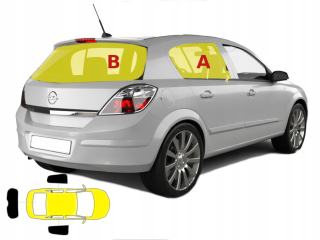 Slnečná clona do auta - Rodinný Audi A6 C5 Kombi 1997-2005r 5d 4 ks