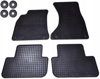 Gumové rohože do auta - Audi A4 B8 A5 Gumové rohože +Petex Stoppers (07-)