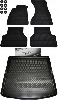 Gumové rohože do auta - VW Golf Rubber Mats 6. júna 2008-2013 Torritea 77