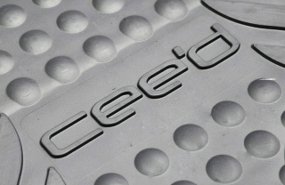 Gumové rohože do auta - Kia Ceed Rubber Mats (2012-) Originál