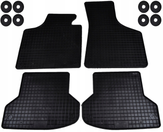 Gumové rohože do auta - Vodiči Ford Mondeo 4 Mk4 +Stop koberec.