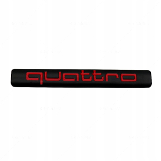Zadná pečiatka Audi Quattro Emblem A4 A5 A6 Q3 Q5!