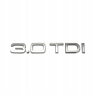 Známy známka Audi zadná pečiatka 3.0 TDI Flap zadná OEM !!