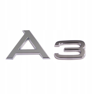 Zadná pečiatka Audi Emblem A3 Zadná chlopňa 8L 8p 8v