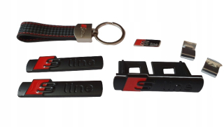 Emplapse Logo S-Line Audi Set S-Line Black Mat