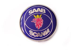 Emplapse Logo Stamp Saab Scania 50 mm