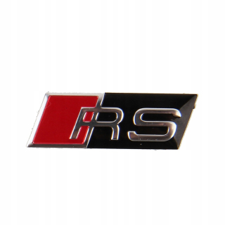 Nálepka s logom s logom RS Čierny volant