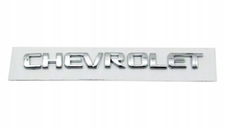 Znak nápis 3D Chevrolet Chrome