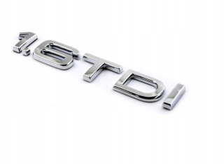 ZNAK ODZNAK AUDI 1.6TDI ZADNÁ KLAPKA
