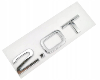 Známka EMBLEM Audi 2.0t na zadnej klapke 2.0 t tfsi